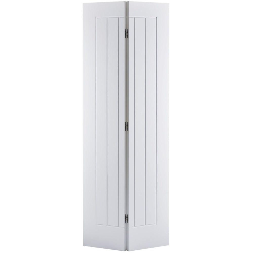 Product Mexicano white primed bifold door