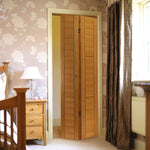 Mistral Prefinished Oak Bi-Fold Internal Door - Lifestyle Image 1