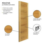 Mistral Prefinished Oak FD30 Internal Fire Door - Lifestyle Image 2