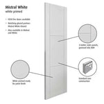 Mistral White Primed FD30 Internal Fire Door - Lifestyle Image 2