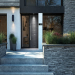 Modica Grey 7 Panel GRP External Door - Lifestyle Image 1