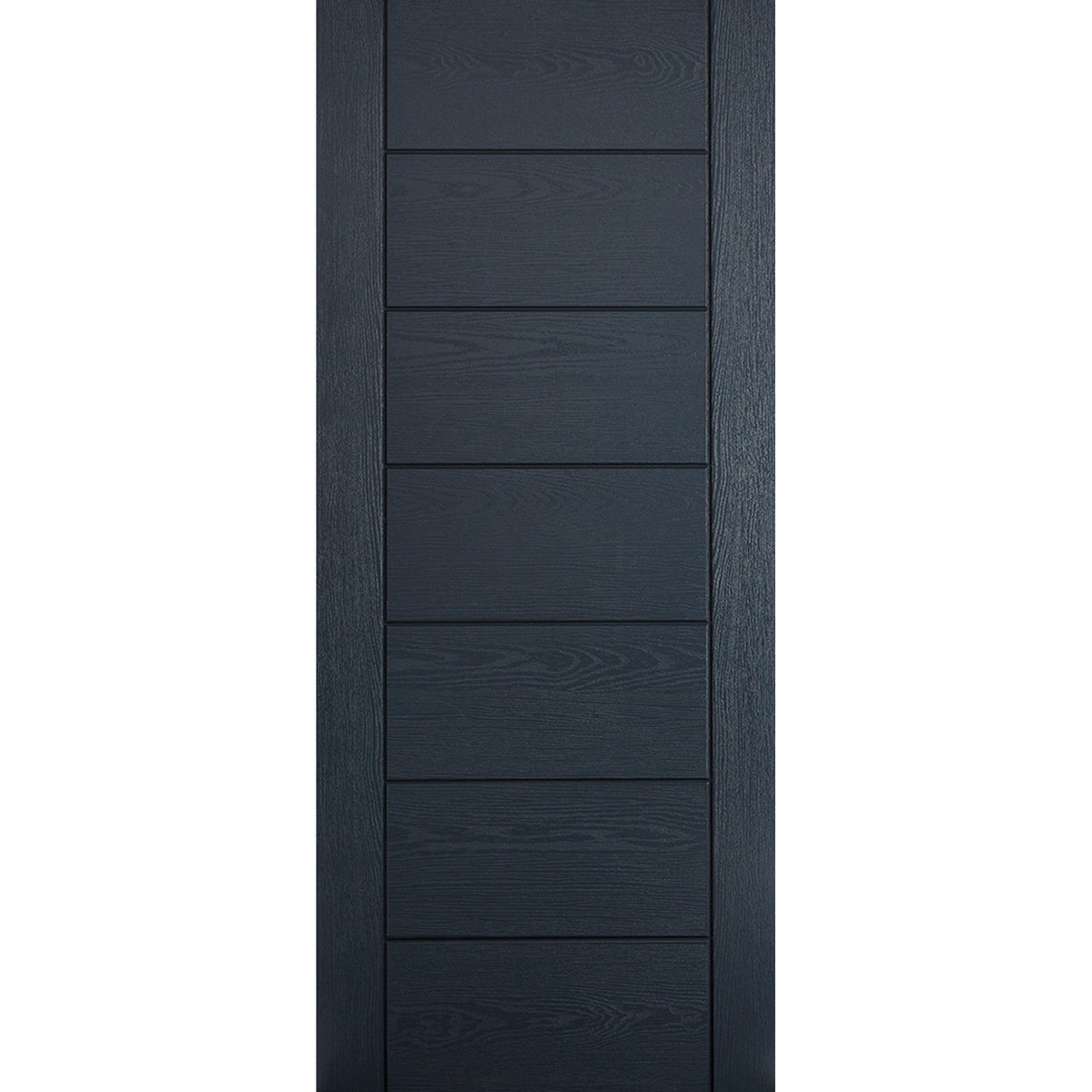 Modica Grey 7 Panel GRP External Door - Main Product Image