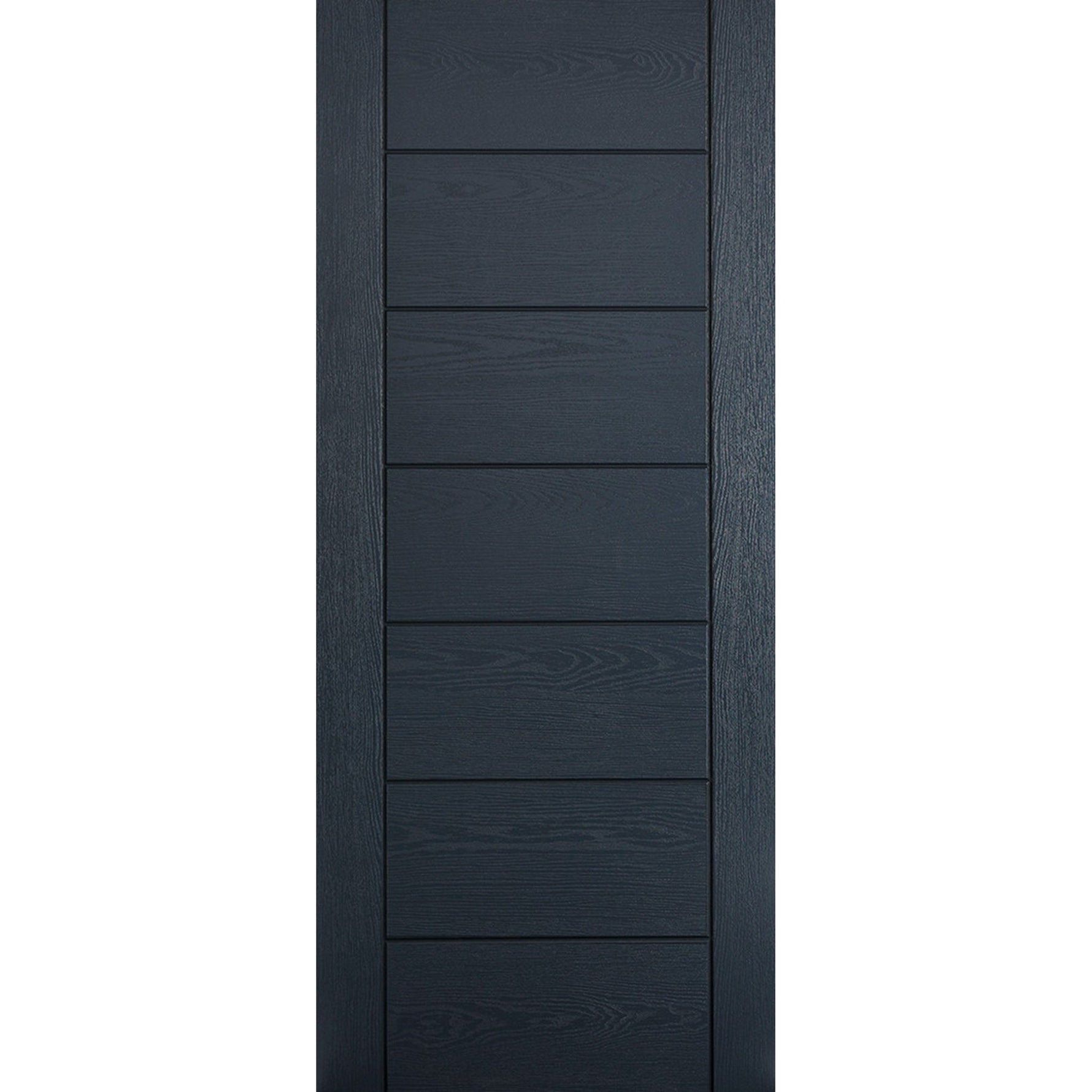 Modica Grey 7 Panel GRP External Door - Main Product Image