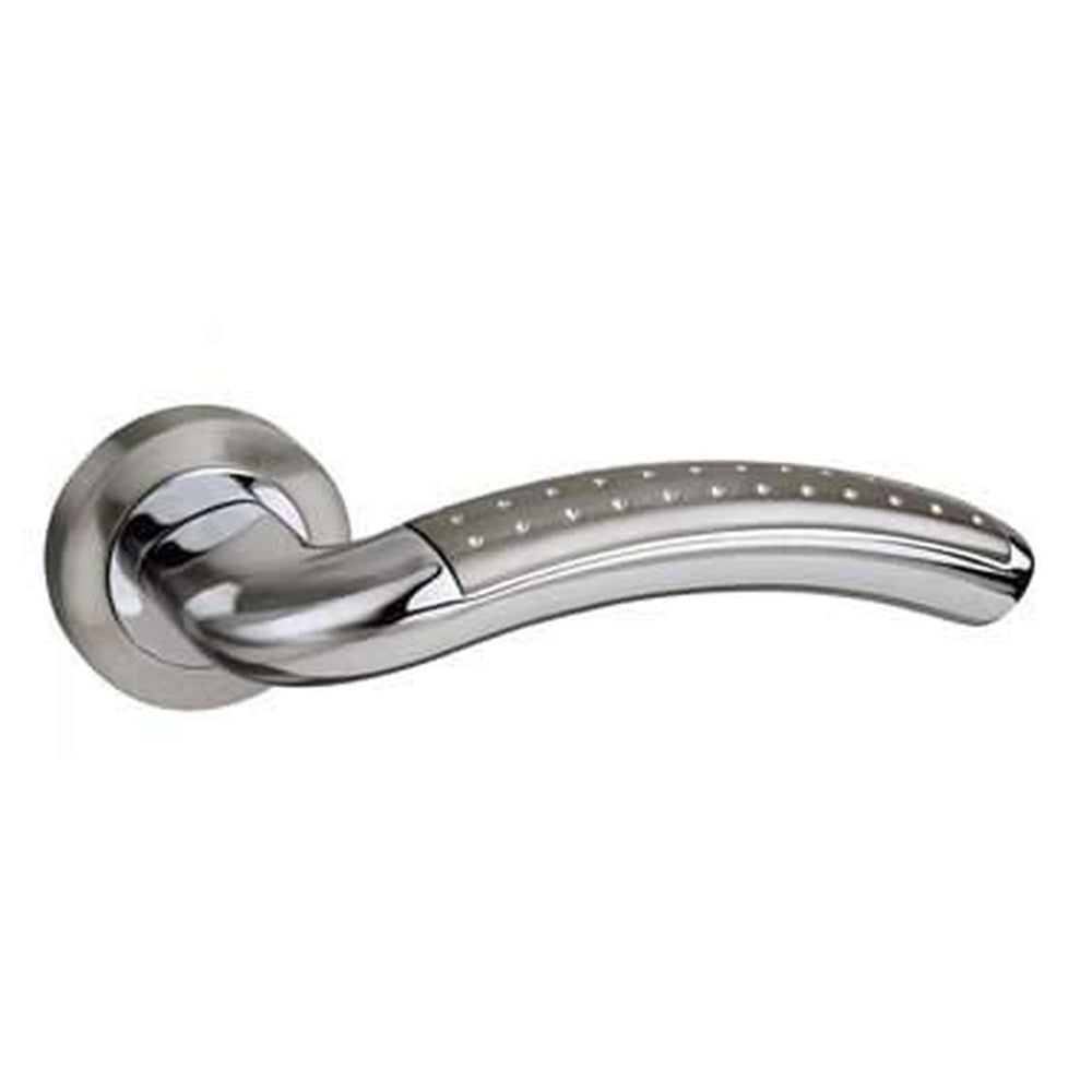Product Monaco door lever on white background