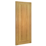 Product oak Norwich solid internal door shown angled