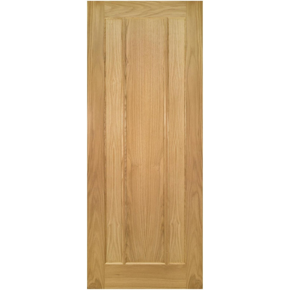 Product Norwich modern oak internal door with horizontal panel design
