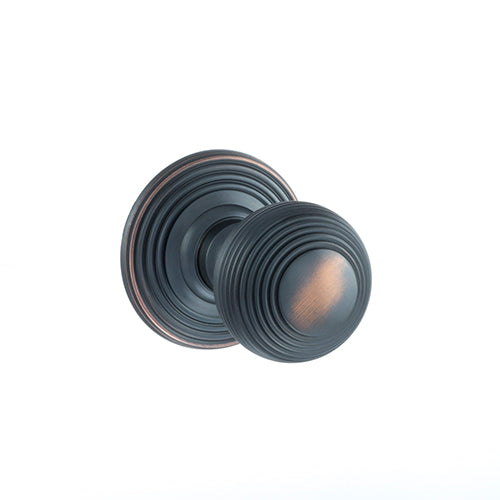 Ripon Round Reeded Mortice Door Knob