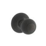 Product Old English Ripon urban dark bronze reeded mortice door knob