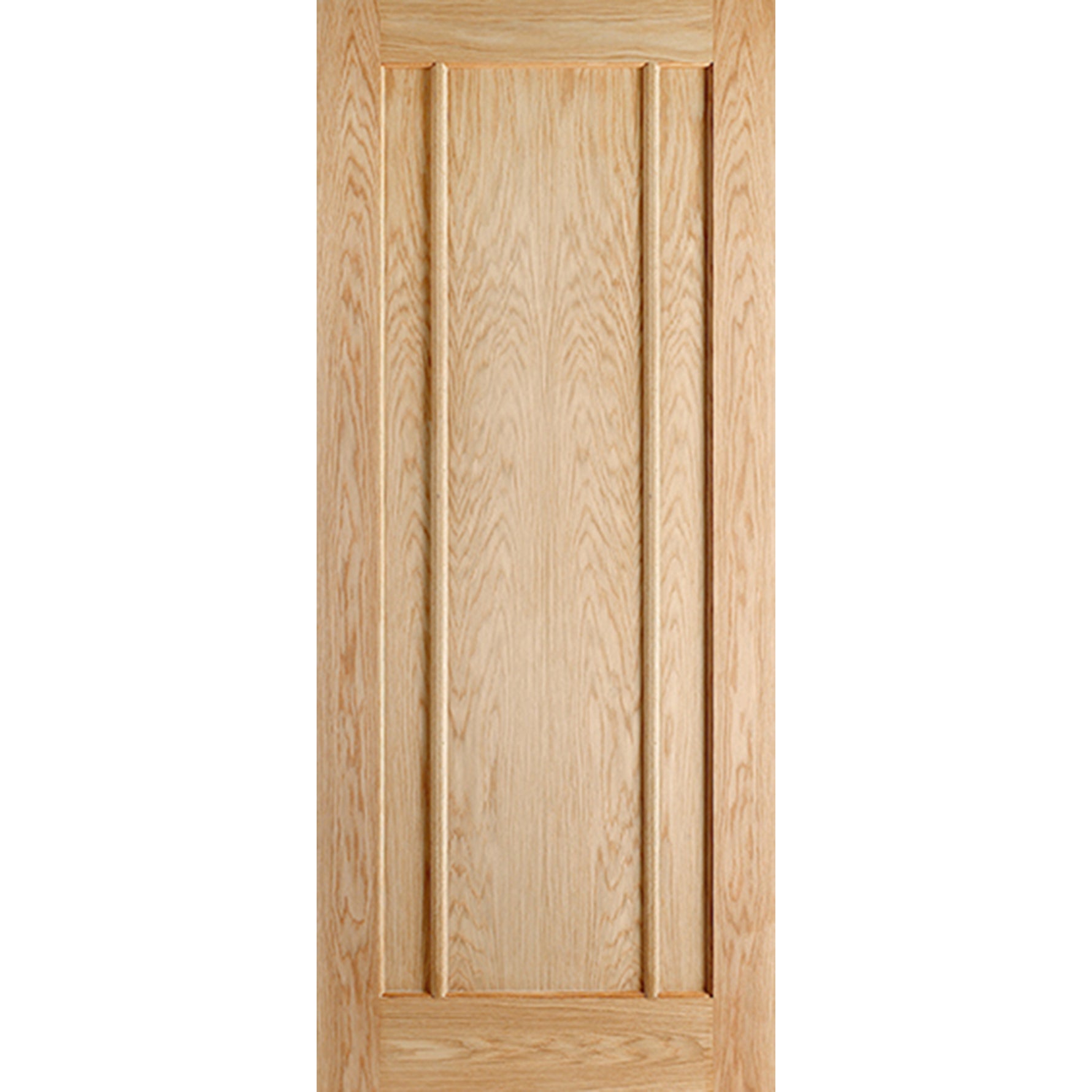 Product oak Lincoln internal door with three recessed panels