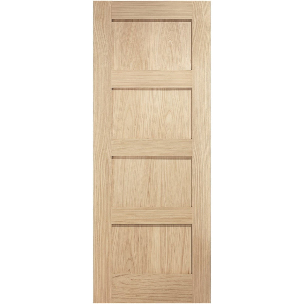 Product oak Shaker four-panel unfinished internal door