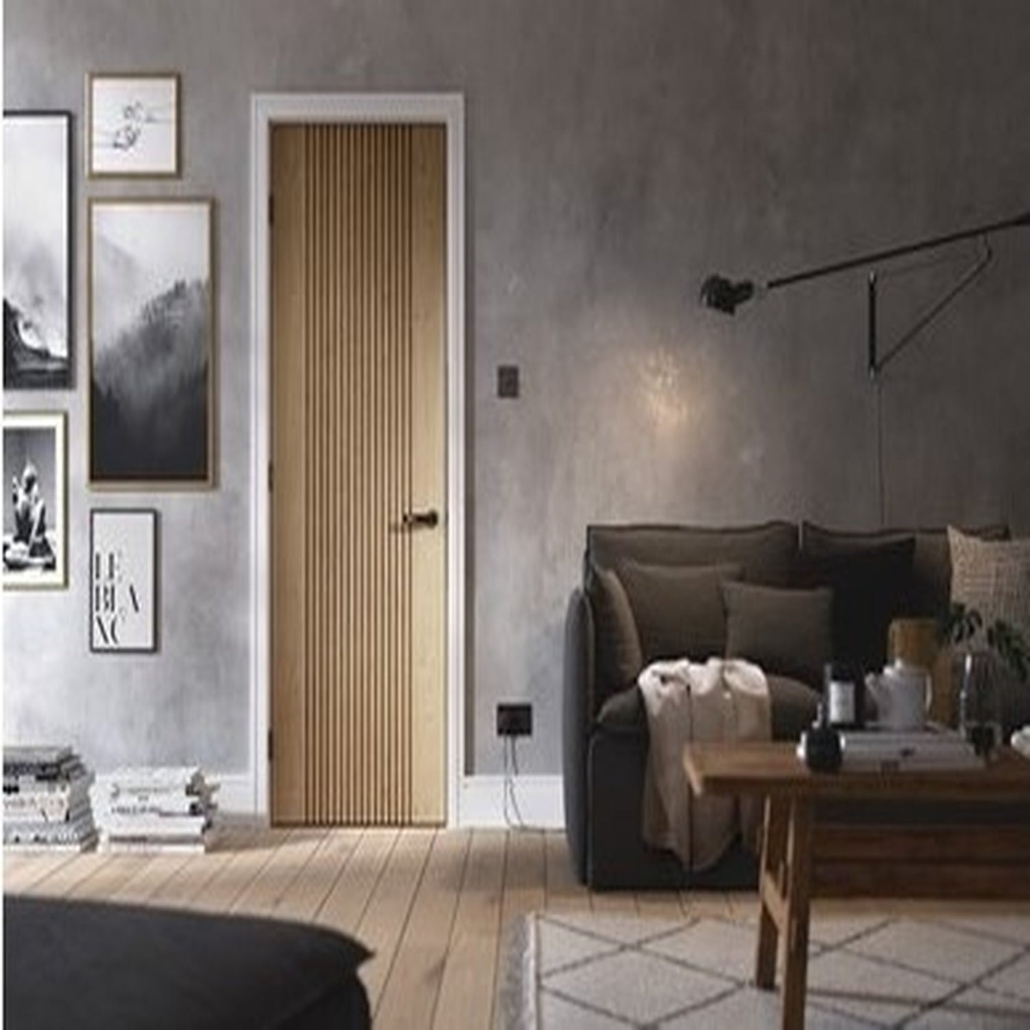 Oak Sydney Prefinished Internal Door - Lifestyle Image 1