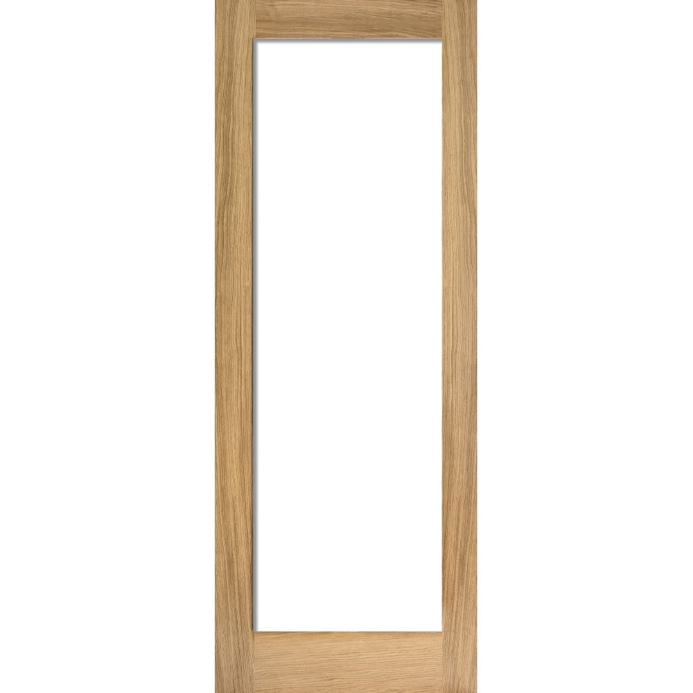 Product oak veneer one-light glazed internal French door