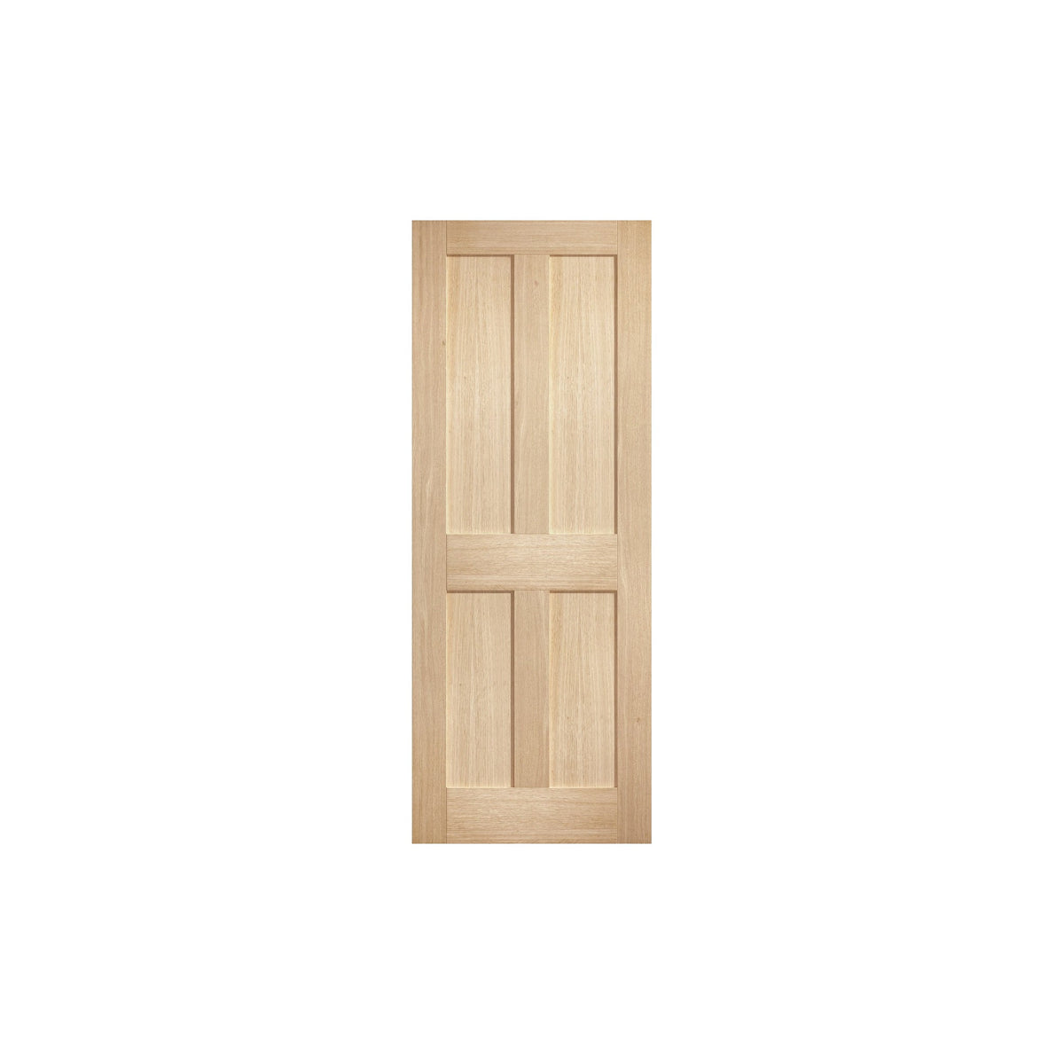 Oak Victorian 4 Panel Unfinished Internal Door - Main Product Image