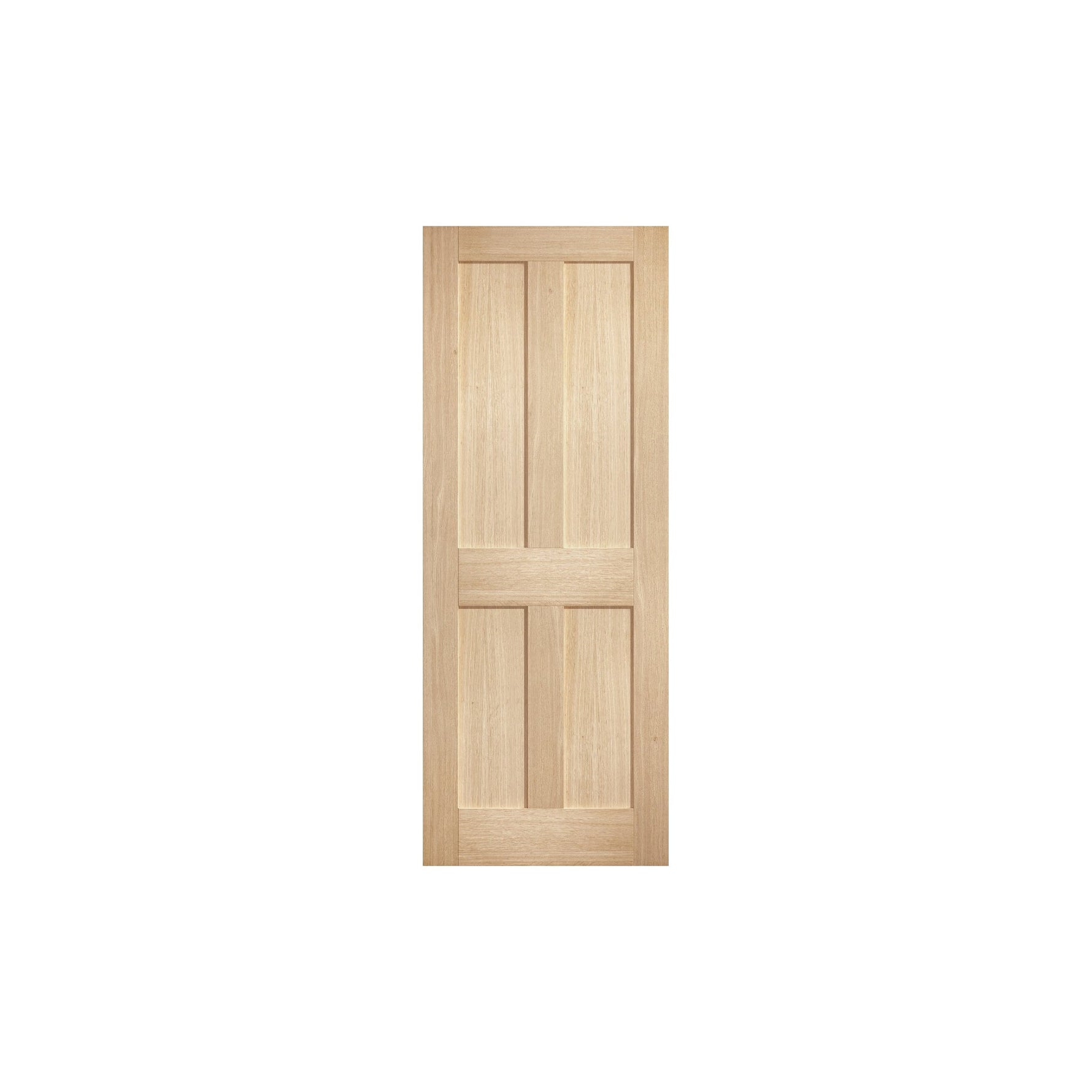 Oak Victorian 4 Panel Unfinished Internal Door - Main Product Image