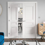 Osborne White Primed FD30 Fire Door - Lifestyle Image 2