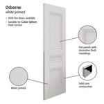 Osborne White Primed Internal Door - Lifestyle Image 1