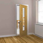 Buy Ostria Prefinished Oak Clear Glazed Internal Door online UK