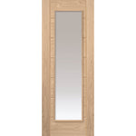 Palomino Unfinished Oak Glazed Internal Door - Main Product Image