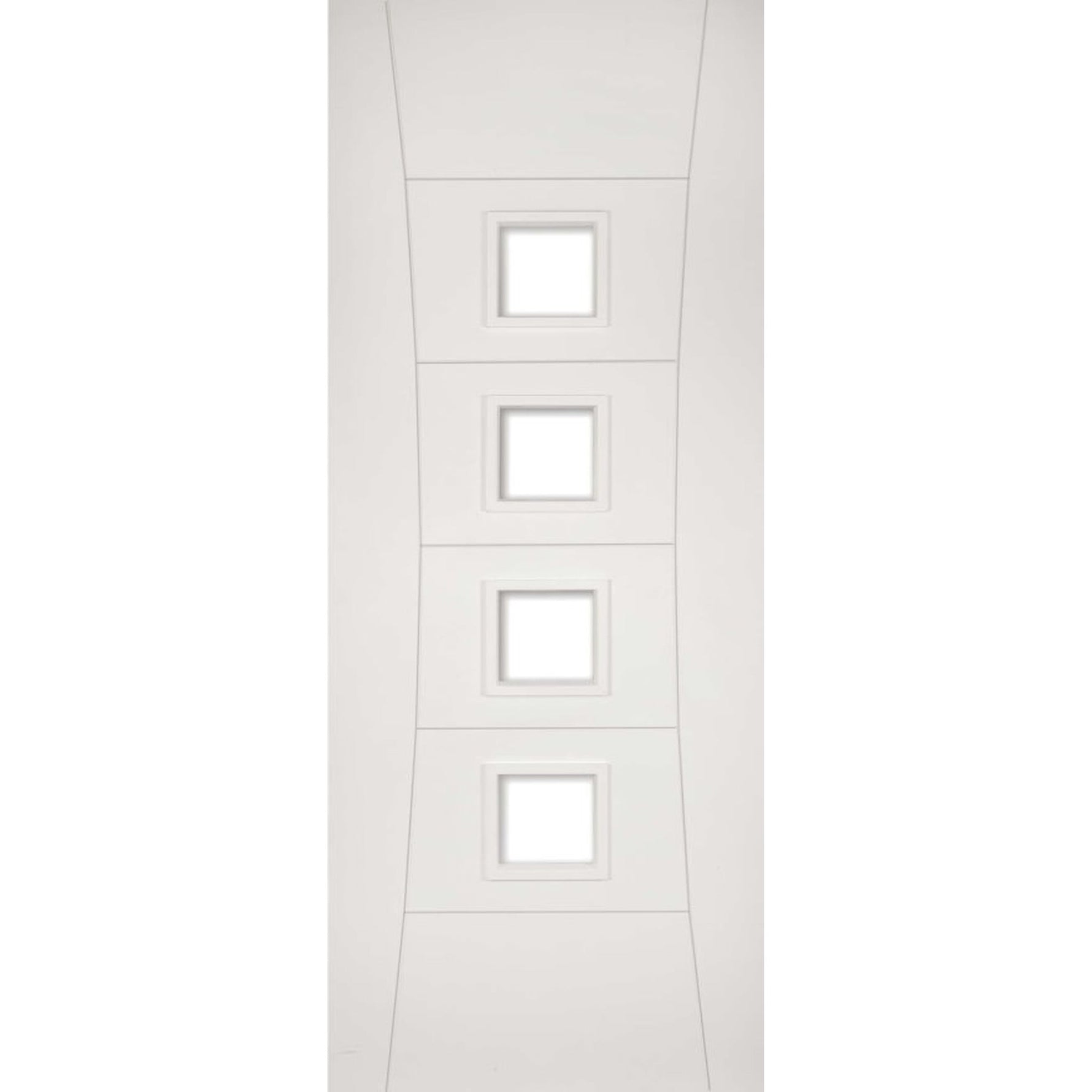 Pamplona Internal White Primed Clear Glazed Door - Main Product Image