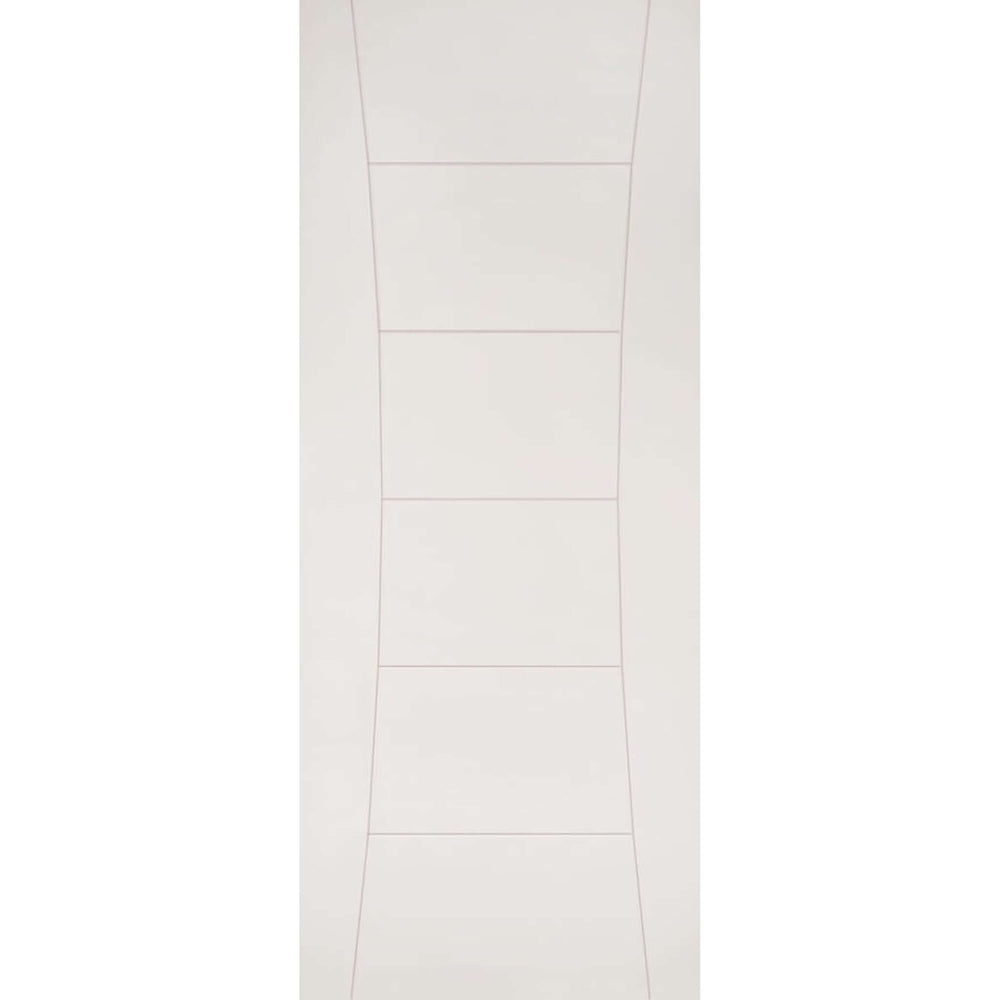 Product Pamplona internal white primed door on white background