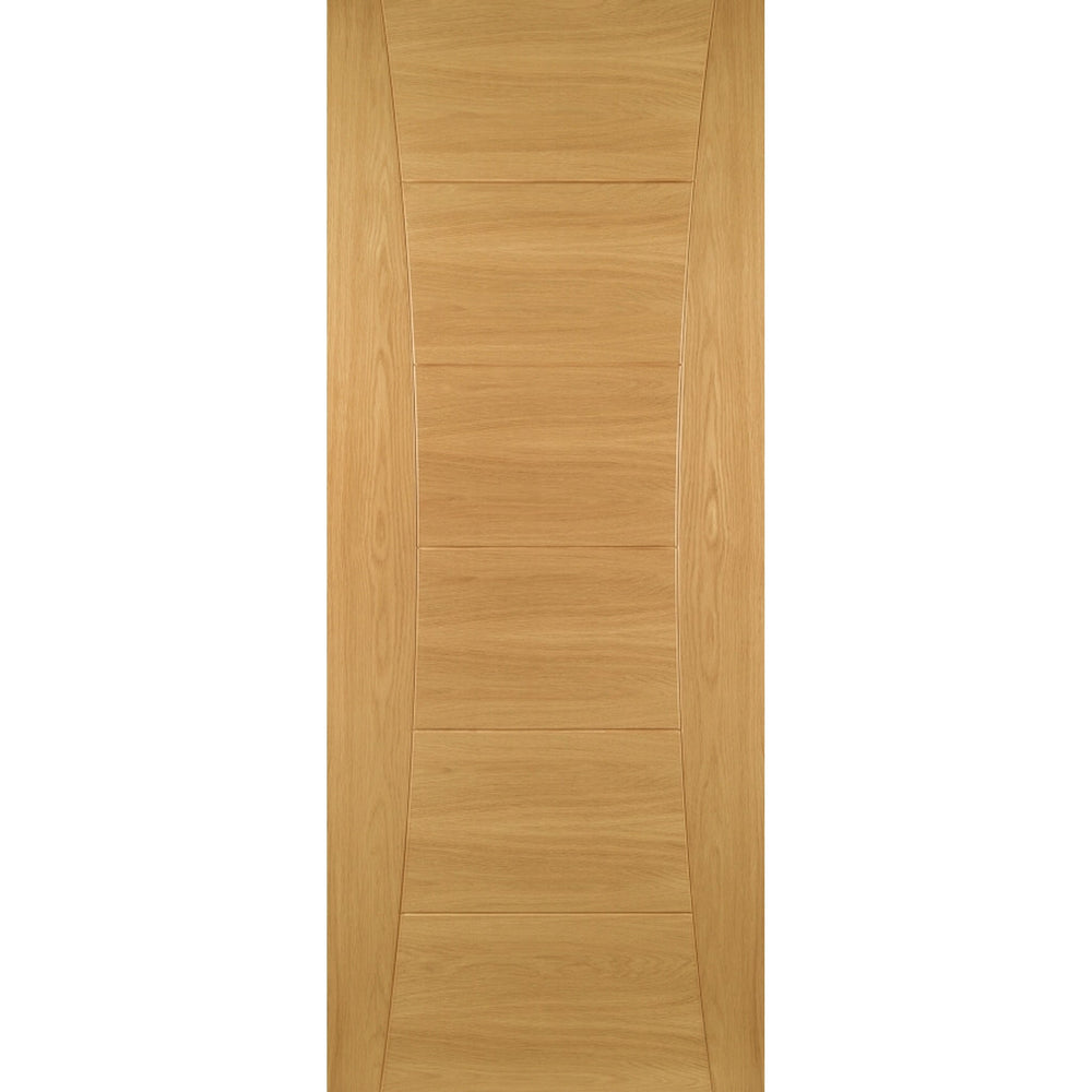 Product Pamplona prefinished oak fire door on white background