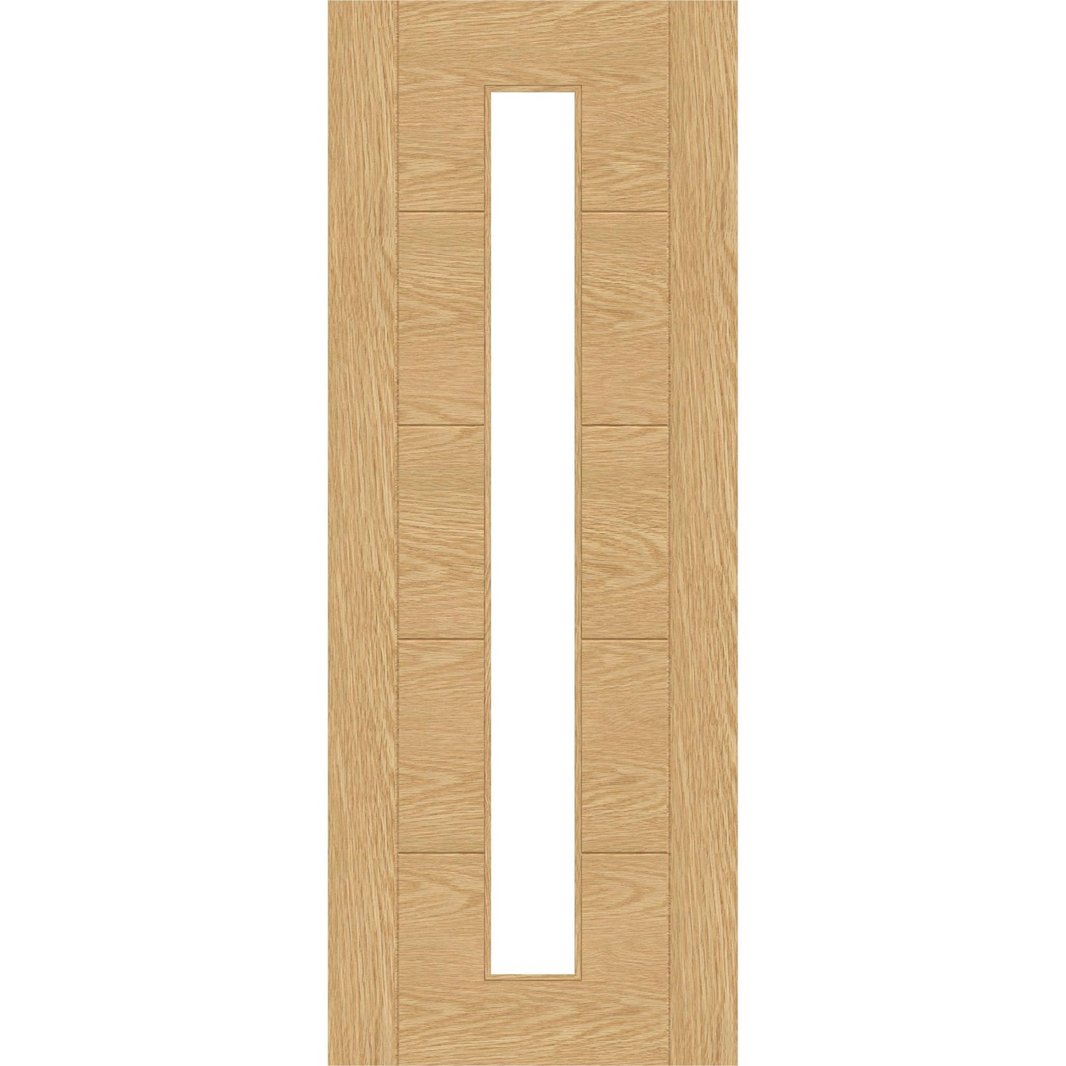 Parma Flush Glazed Oak Door Main Image