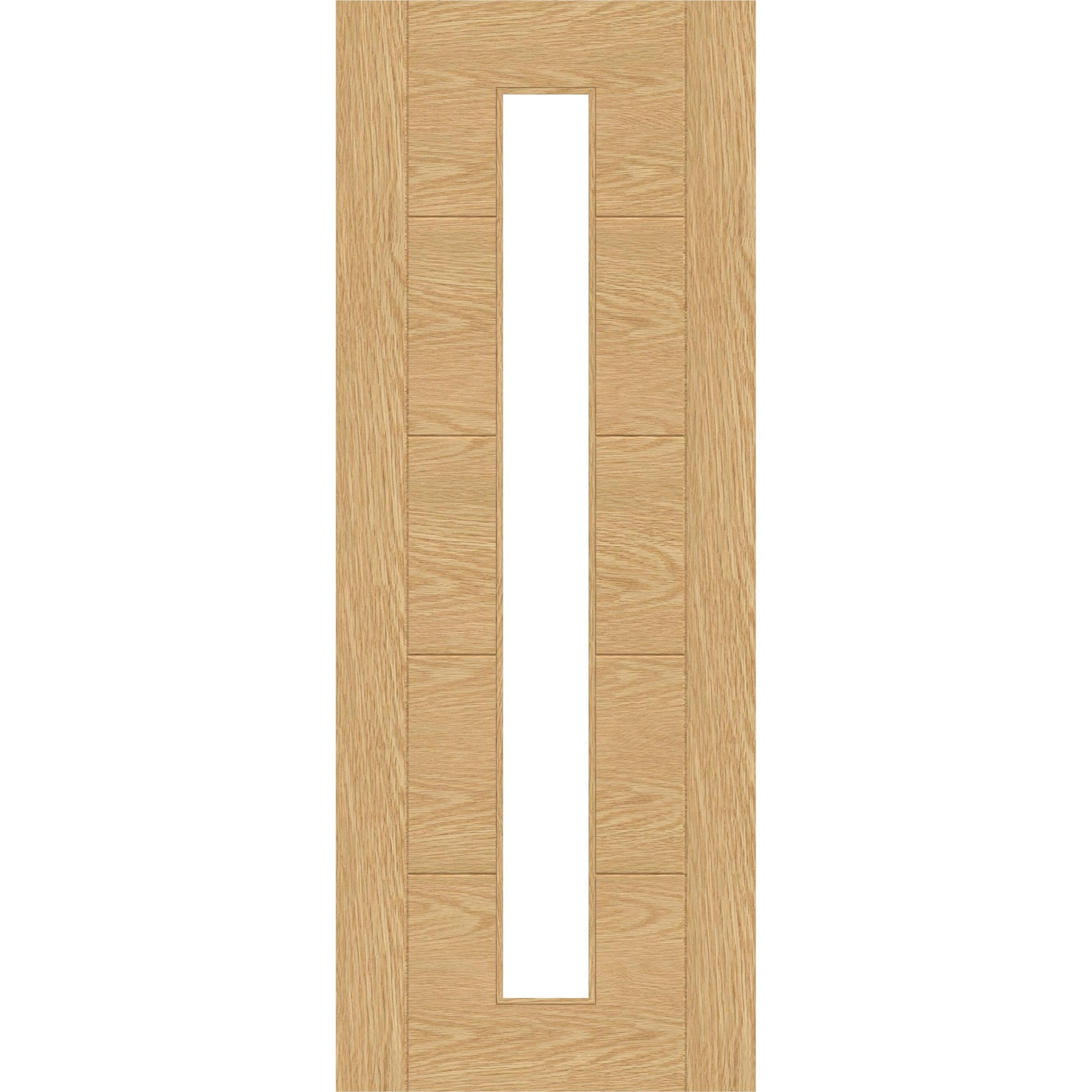 Parma Flush Glazed Oak Door Main Image