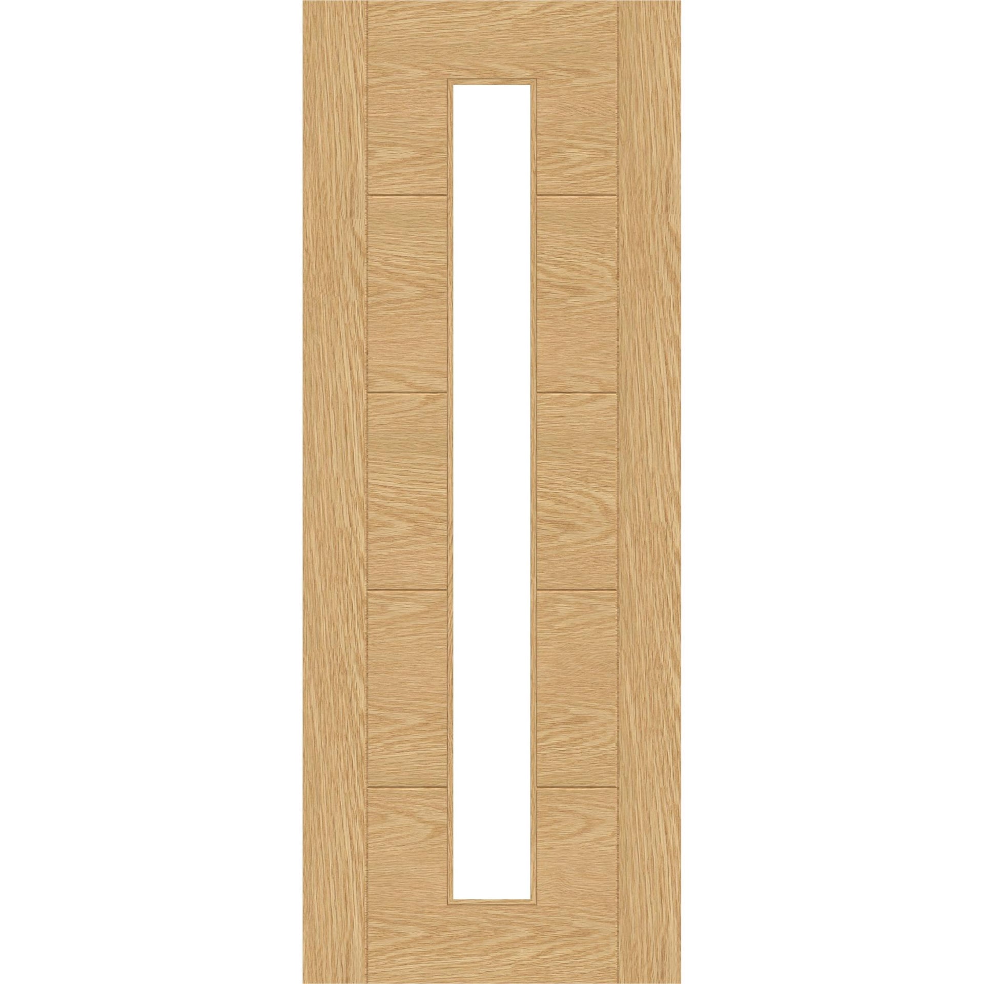 Parma Flush Glazed Oak Door Main Image