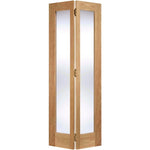 Pattern 10 Glazed Oak Bi-Fold Door - Main Product Image