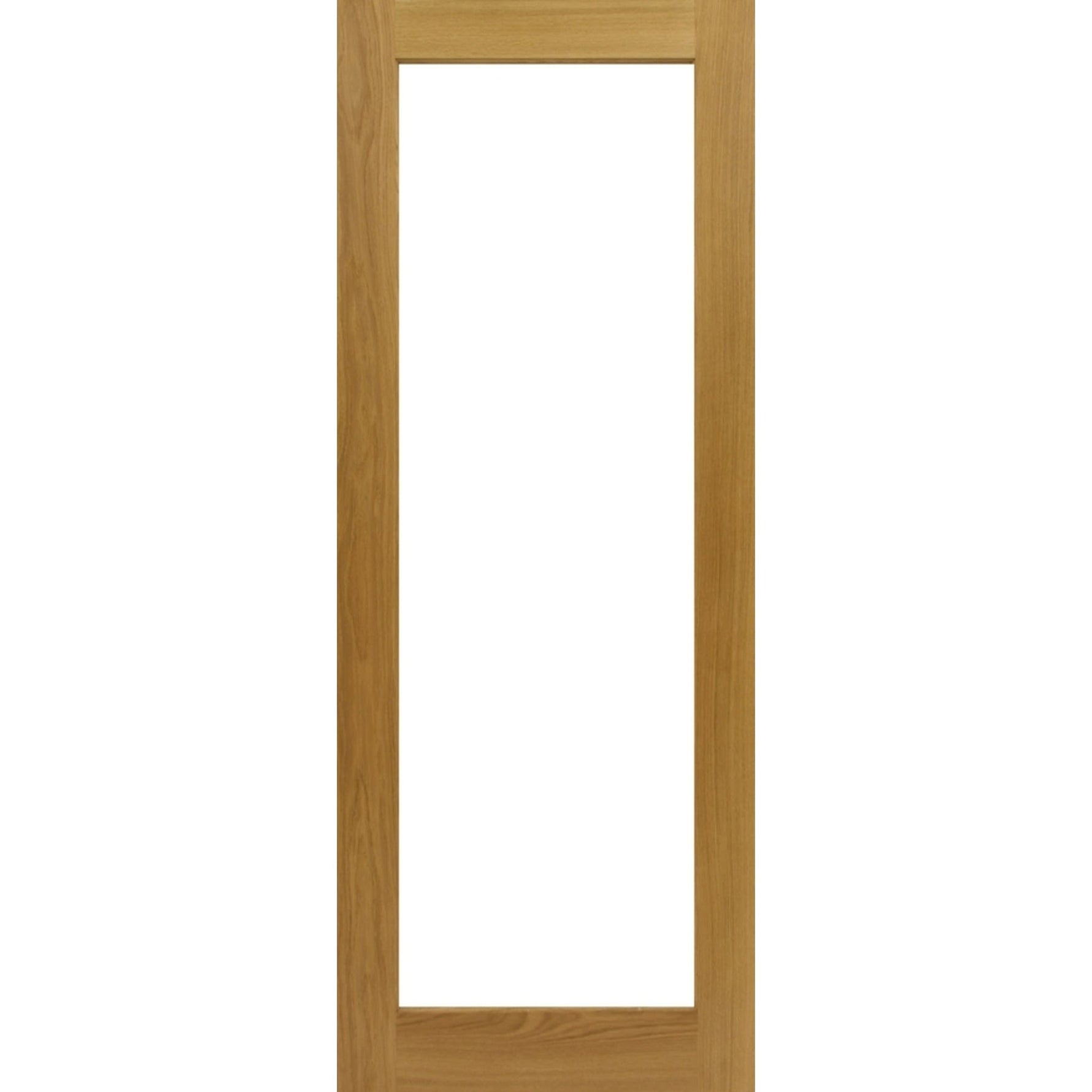 Pattern 10 Internal Glazed Oak French Internal Door - Main Product Image