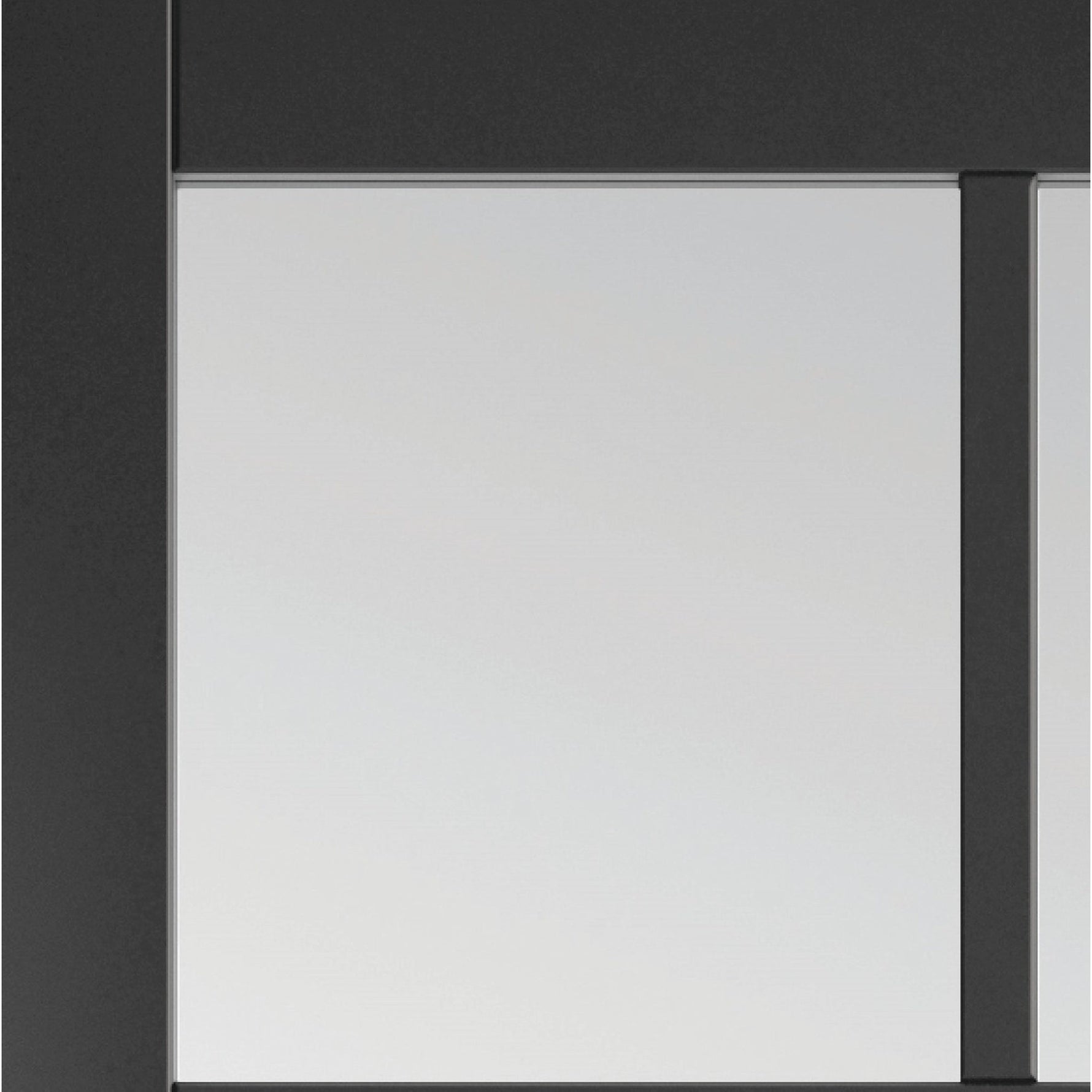 Plaza Black Clear Glass Internal Door - Lifestyle Image 3
