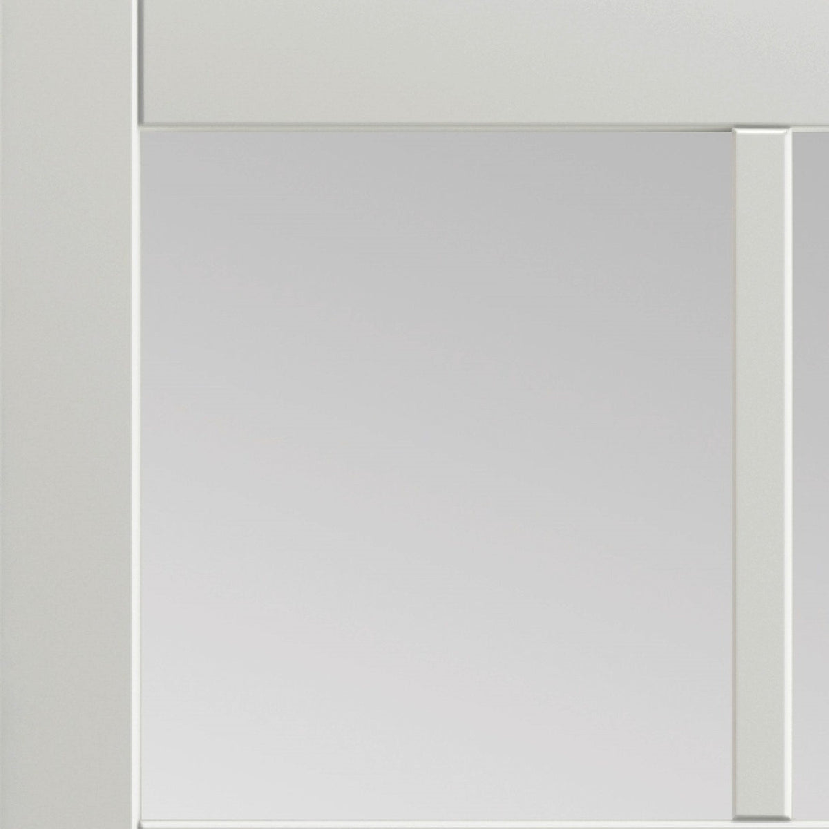 Plaza White Clear Glass Internal Door - Lifestyle Image 3
