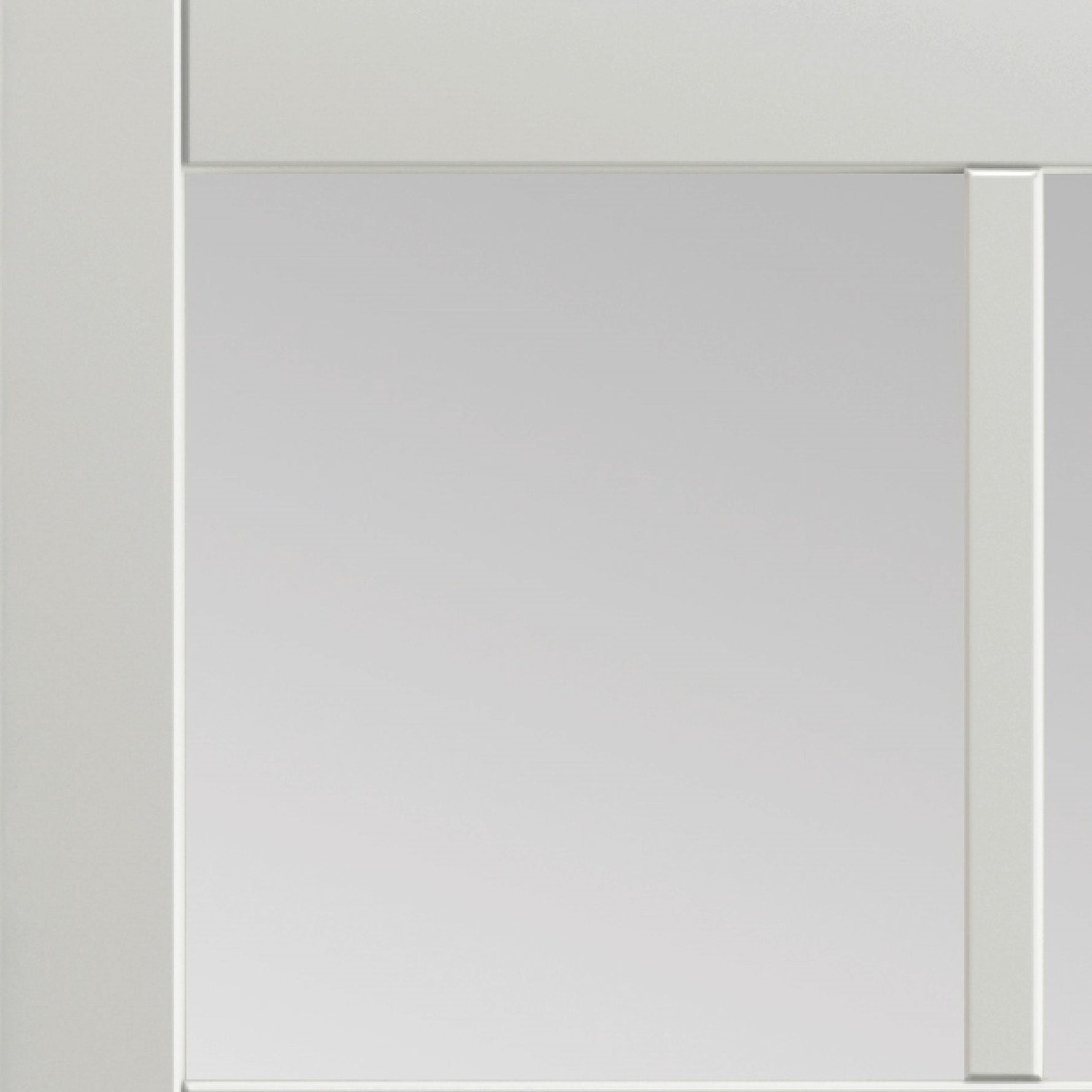 Plaza White Clear Glass Internal Door - Lifestyle Image 3