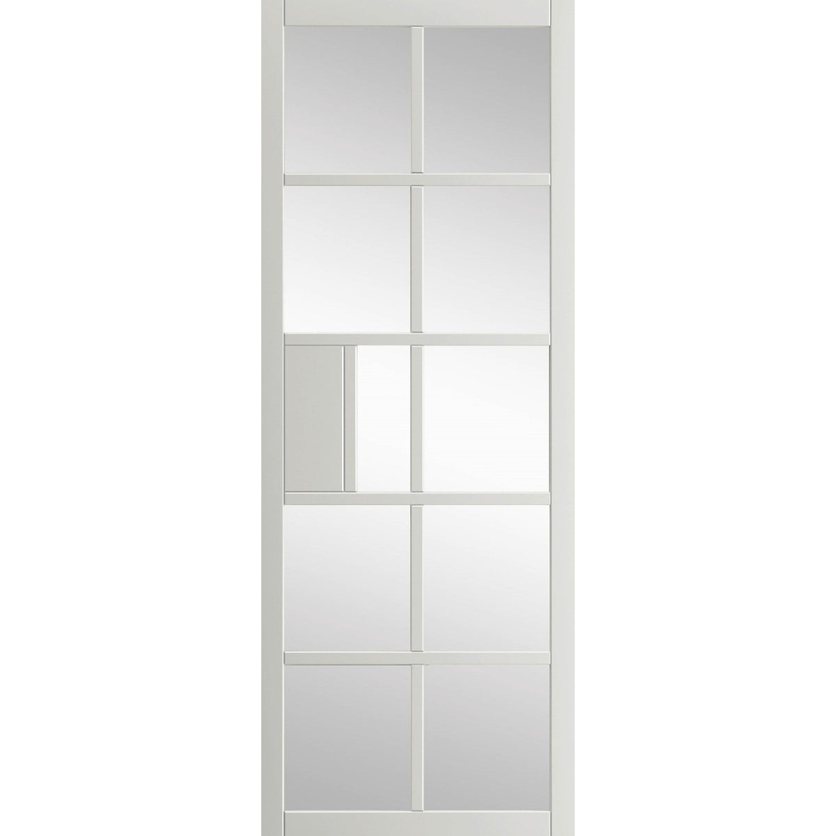 Plaza White Clear Glass Internal Door - Main Product Image