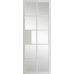 Plaza White Clear Glass Internal Door - Main Product Image