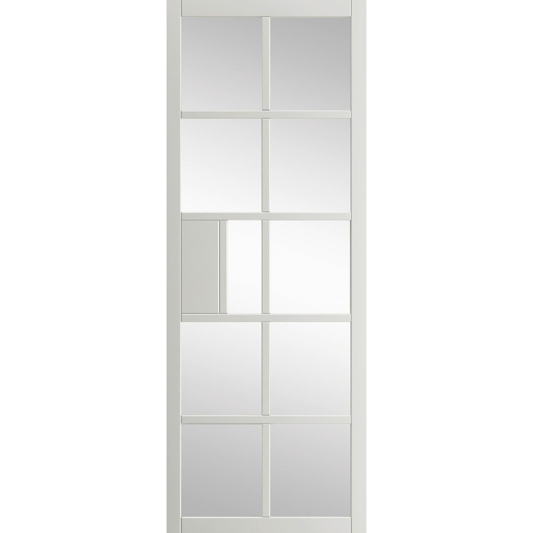 Plaza White Clear Glass Internal Door - Main Product Image