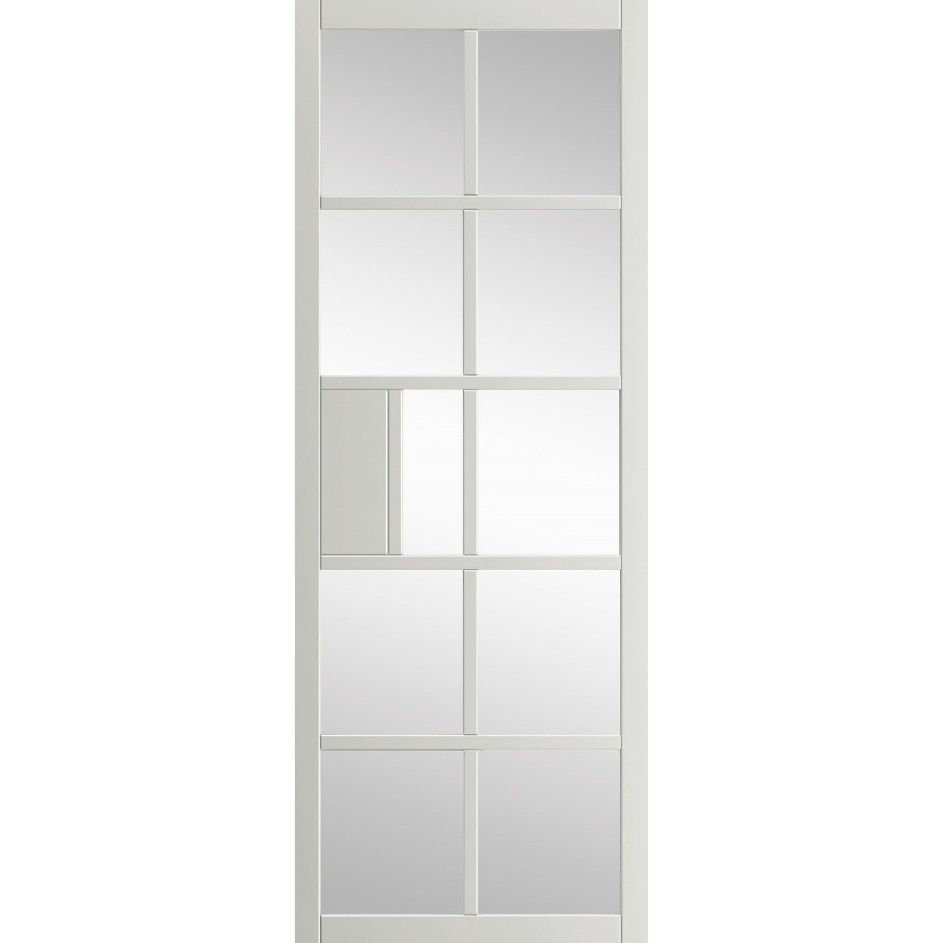Plaza White Clear Glass Internal Door - Main Product Image