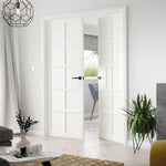 Plaza White Prefinished Internal Door - Lifestyle Image 2