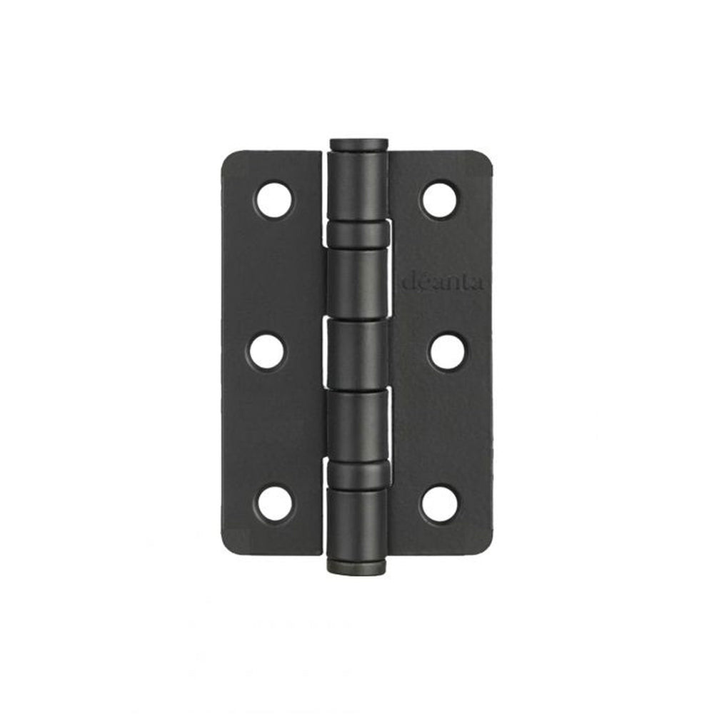 Product polished radius hinge pair close-up on white background