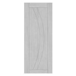 Ravello Prefinished Light Grey Ash FD30 Fire Door - Main Product Image