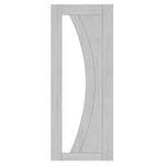 Ravello Prefinished Light Grey Ash Glazed Internal Door - Main Product Image