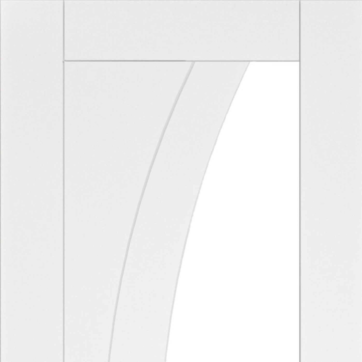 Ravello White Primed Glazed Door - Lifestyle Image 1