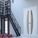 Ravello White Primed Glazed Door - Lifestyle Image 2