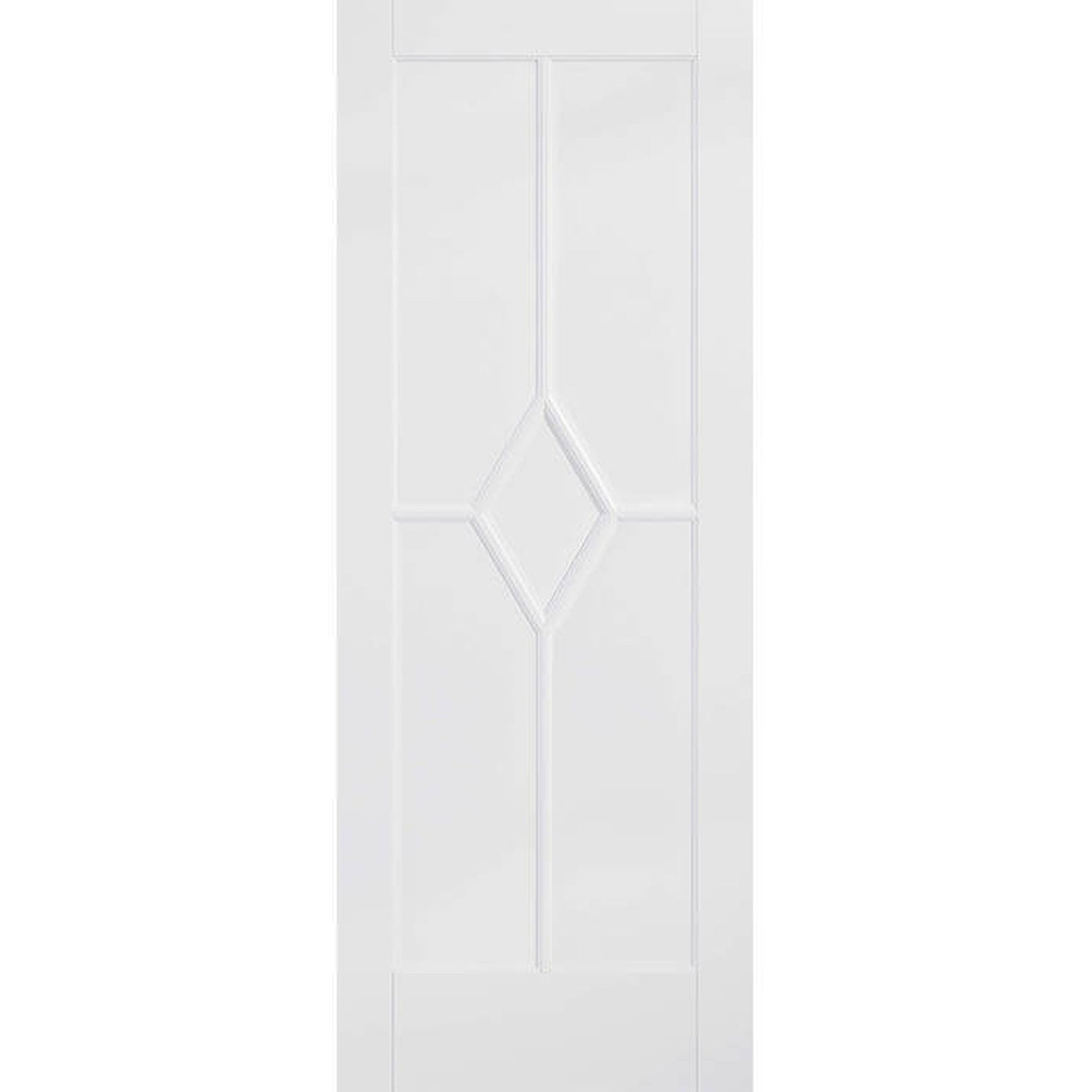 Reims 5 Panel Diamond White Primed FD30 Fire Door - Main Product Image