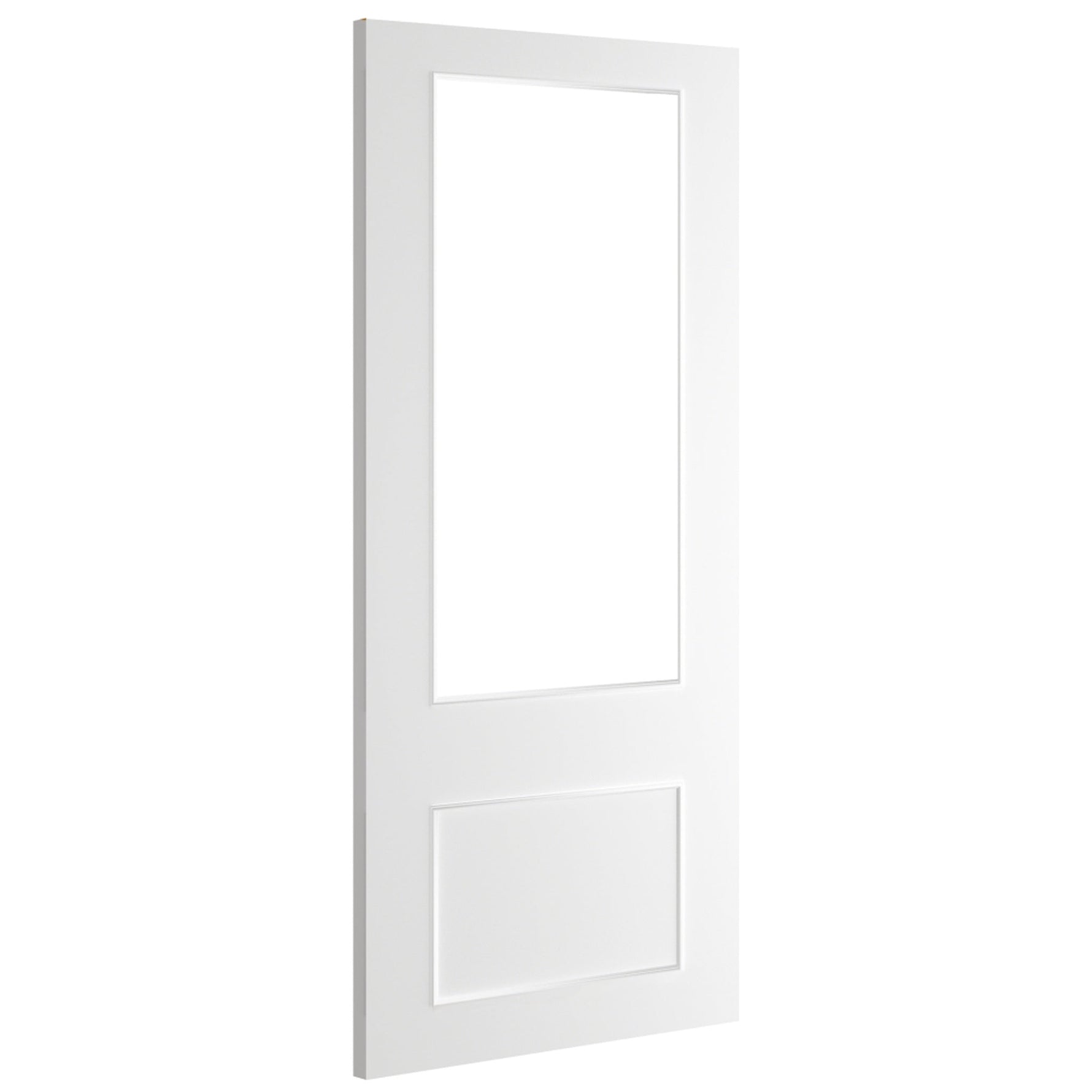 Sandringham White Primed Bevelled Glaze Door - Lifestyle Image 2