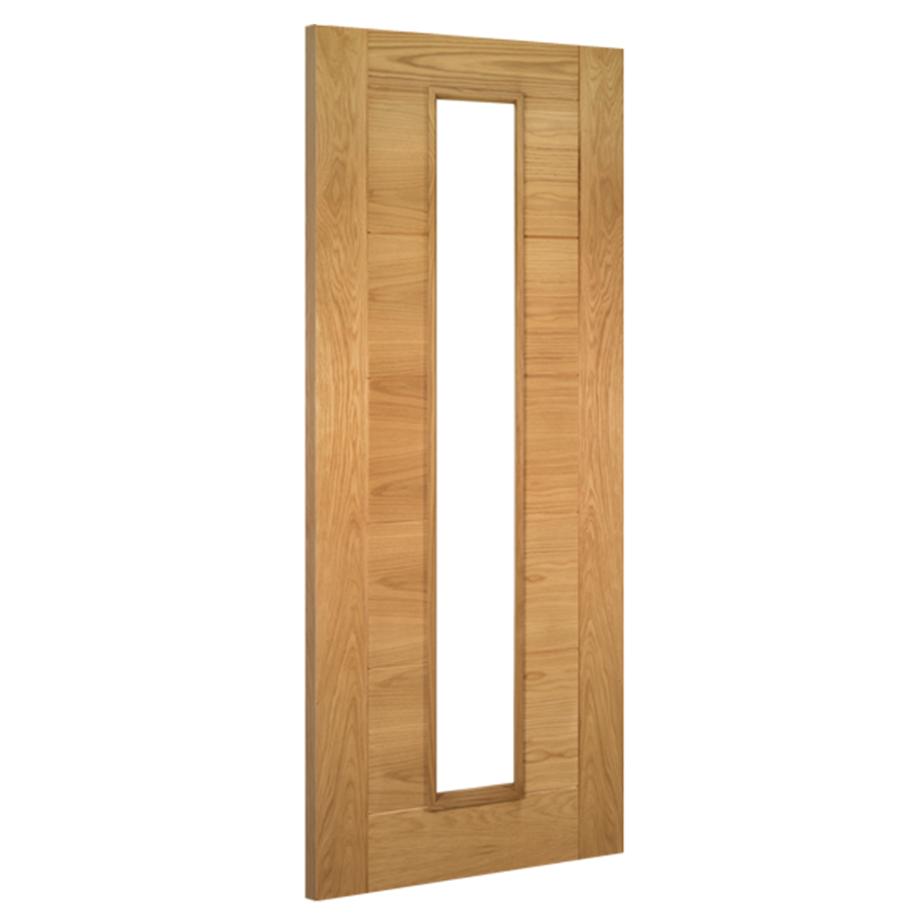 Seville Prefinished Glazed Oak Fire Door