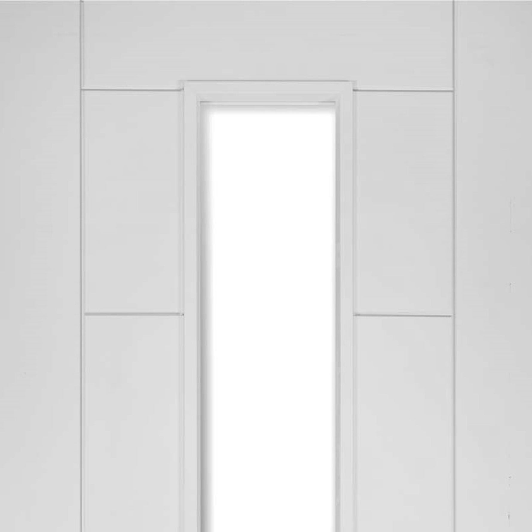 Seville Internal White Primed Glazed Door - Lifestyle Image 2