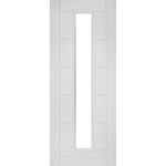 Seville Internal White Primed Glazed Door - Main Product Image