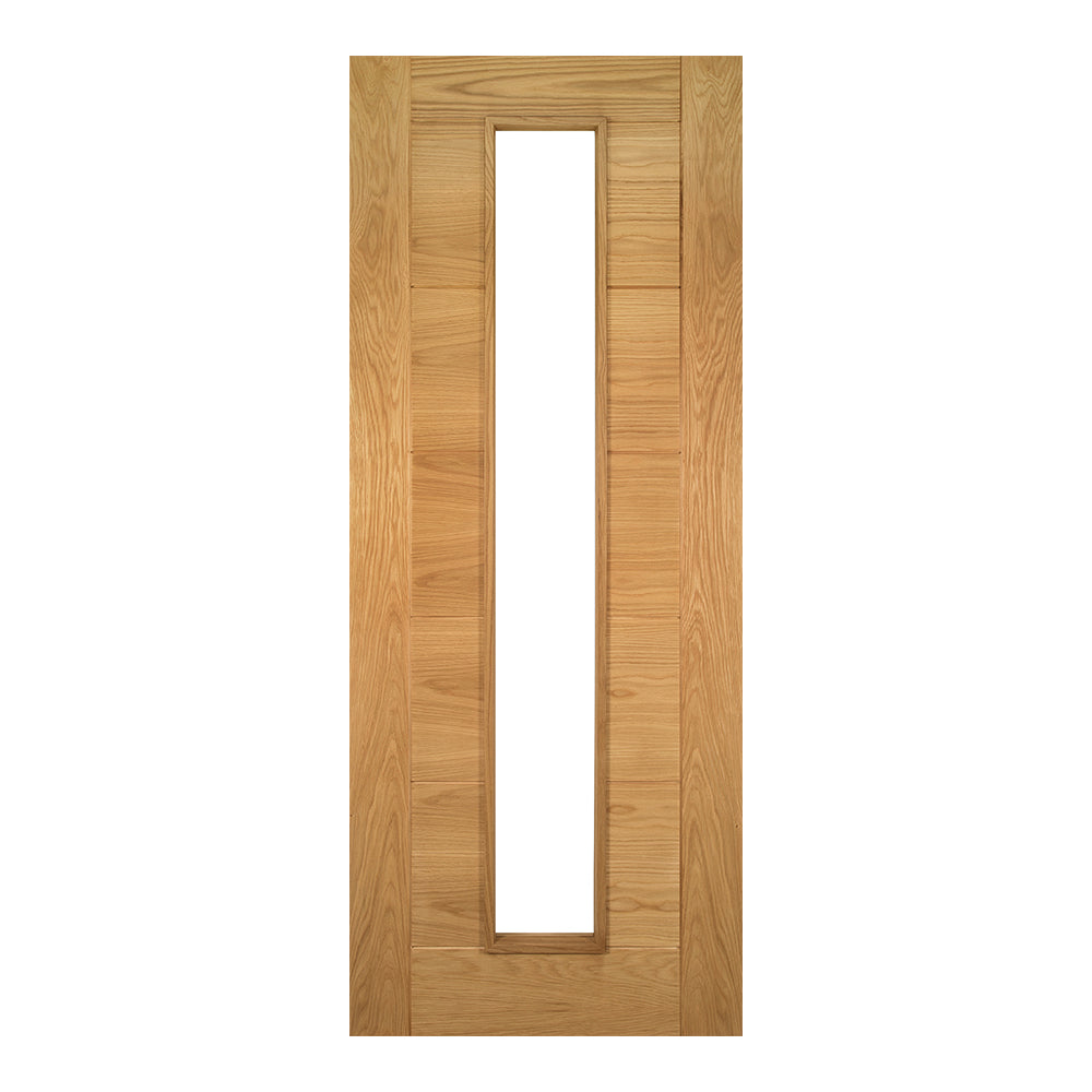 Seville Prefinished Oak Glazed Internal Door