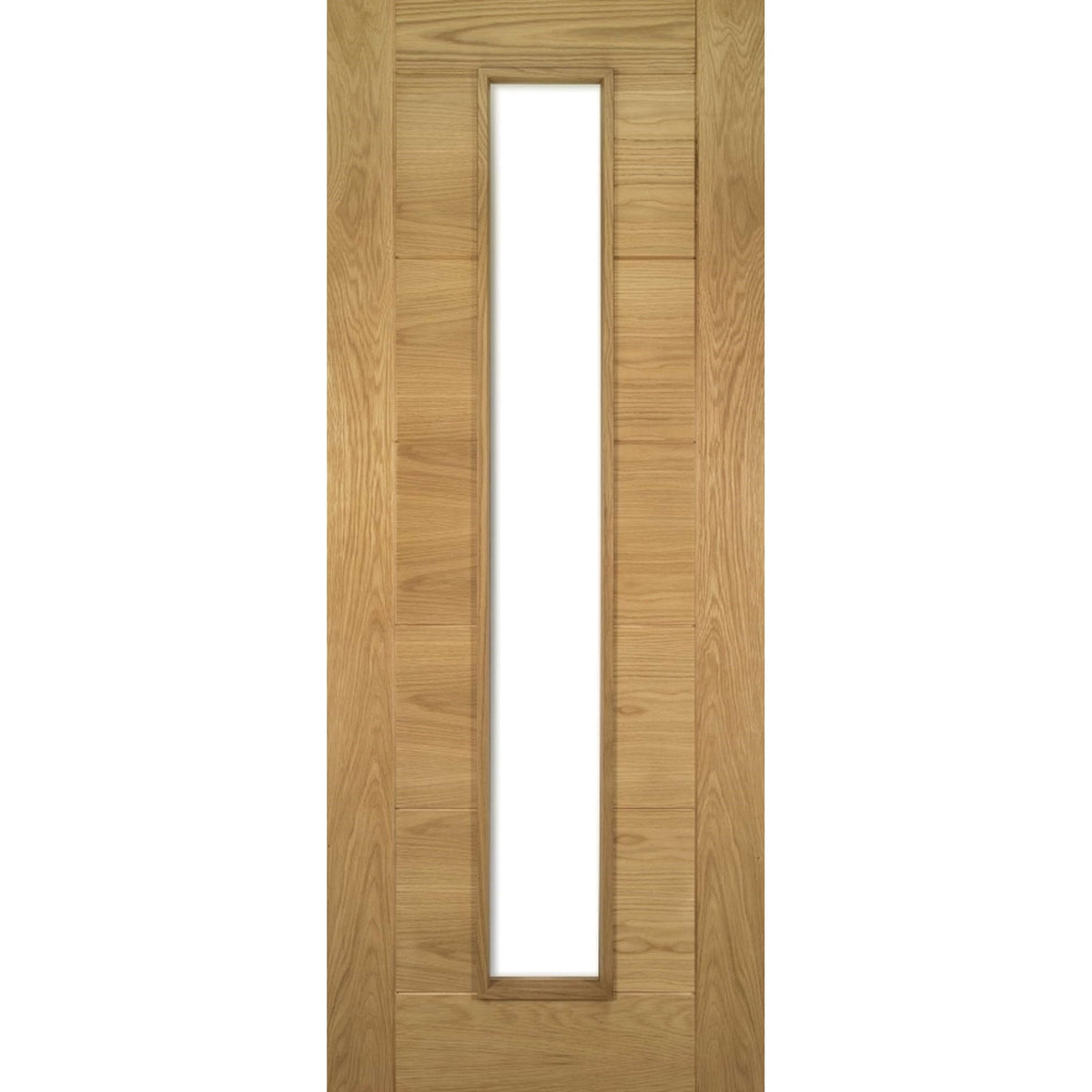 Seville Prefinished Glazed Oak Fire Door - Main Product Image